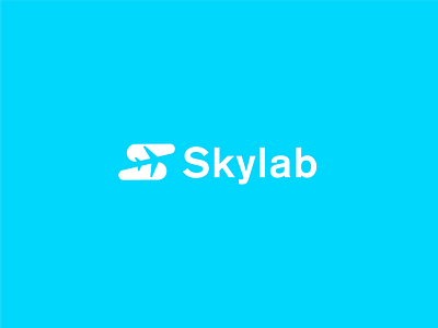 Skylab a b c d e f g h i j k branding double meaning exprimart l m n o p q r s t u v w x y z lab lettermark logo medical lab negative space negative space logo plane roxana niculescu s s mark sky unused