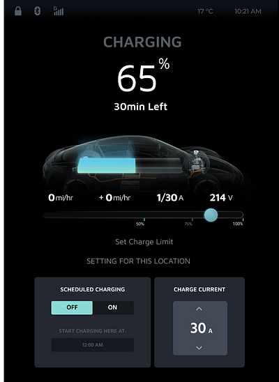 BeiQi Car HMI design car car ui hmi