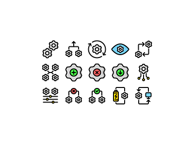 Settings Iconset computer vision config configure control customize dashboard gear gears icon icons iconset lineart machine vision options panel preferences settings sync synchronize
