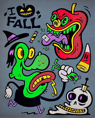 I 🎃 Fall applepencil fall halloween illustration ipadpro procreate sketch