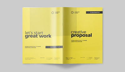 Creative Proposal Template annual brand brief brochure catalog company corporate guideline identity indesign invoice letterhead magazine manual porposal portfolio proposal proposal tempate report template