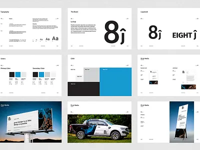 ReBranding Guidelines agency brand brand design brandbook branding brochure brochure design brochure template guide guidelines indesign magazine magazine template manual modern professional rebranding simple style template