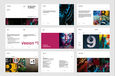 ReBranding Guidelines agency brand brand design brandbook branding brochure brochure design brochure template guide guidelines indesign magazine magazine template manual modern professional rebranding simple style template