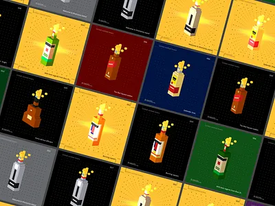 United Cocktail Lovers 3d art collection digital nft saveukraine ukraine war