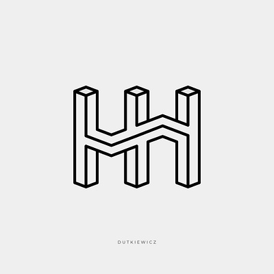 HH by madebyjames. app branding design graphic design icon illustration logo logo design logotype minimal monogram typography ui ux vector