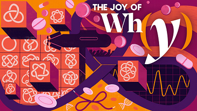 Quanta Magazine - The Joy of Why colour design editoral editorial illustration illustration print