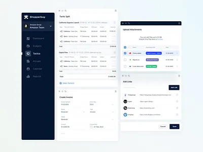 SaaS Software - Functional components admin panel creation dashboard design system documents fintech form interface library marketers marketing minimal modal product saas shoppers ui ux web