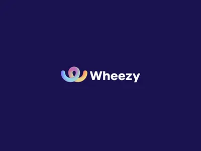 Wheezy Logo Design 3d branding clean design concept design design logo logo design minimalist