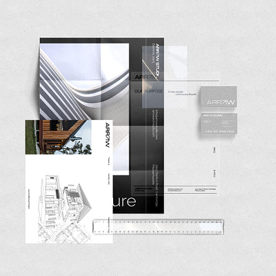 Architecture company branding architecture branding graphic design visual identity