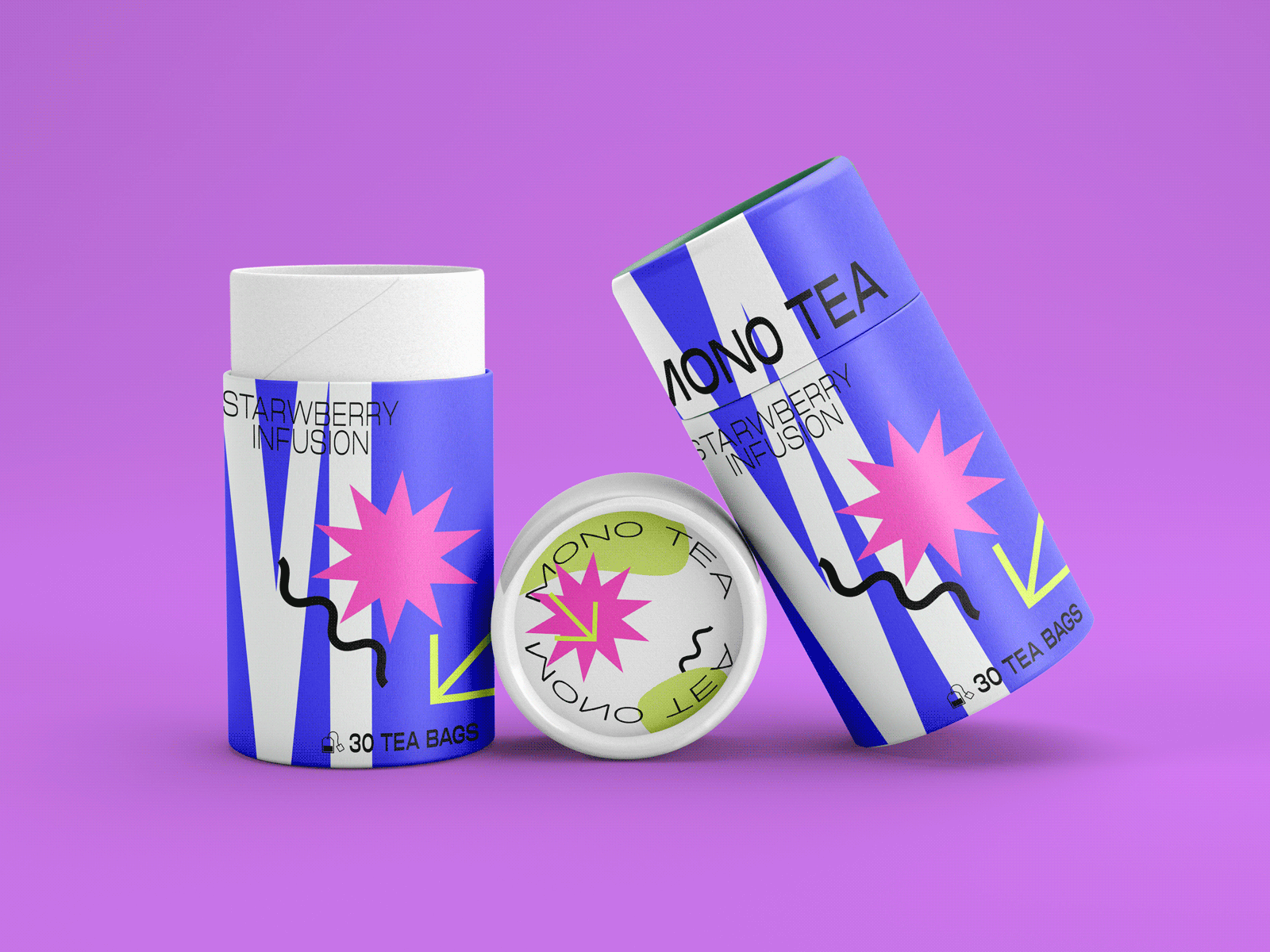 Tea packaging design brutalism graphic design packaging design tea packaging design