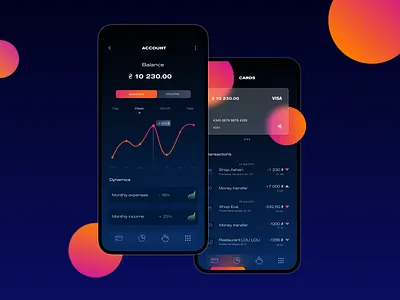 Mobile banking app app design ui ux
