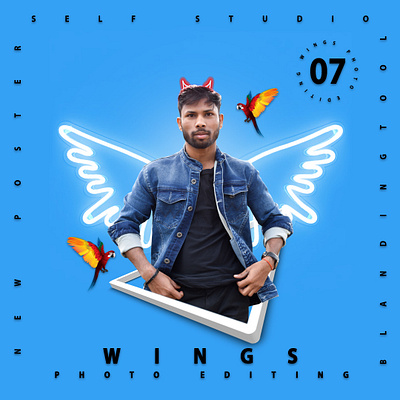 Wings Photo Editing aobephotosgop creativity in my mind dribbble follow me likepost newpost photoediting photosgop post satyendra1509 wings