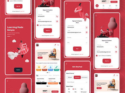 Education App Concept! branding design designer illustration logo ui ui ux uidesign uiux webdesign