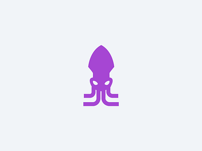 Squid Logomark animal kraken logo mascot octopus sea squid