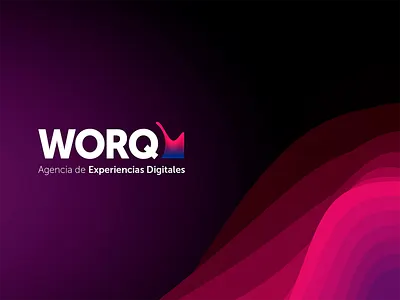 Worq - Branding background branding design logo logotype