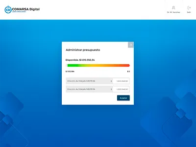 Comarsa digital - Desktop App UI app desktop ui