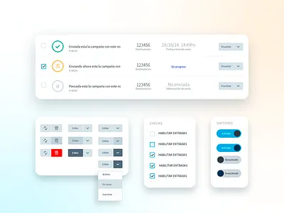 Envialo Simple - UI app design system desktop ui ui kit