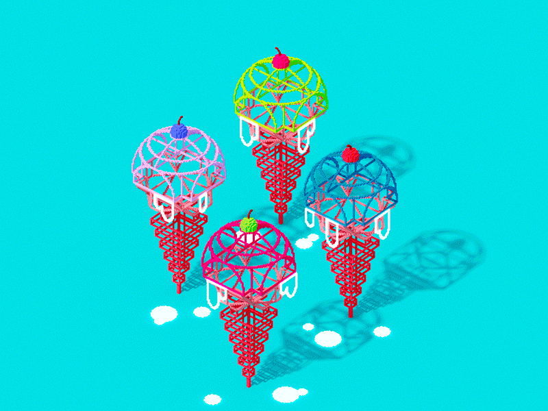 Folly Desserts 3d dessert art 3d desserts 3d food 3d food art cupcake food art ice cream isometric art isometric voxel magicavoxel metaverse muffin nft nft art nft artwork nft food tart voxel voxel art waffle