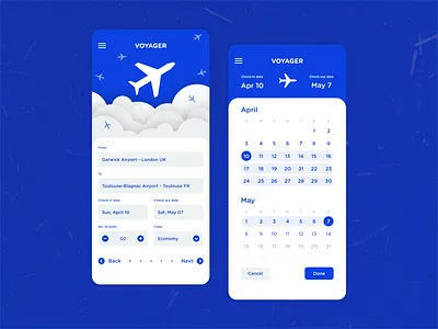 Travel App Prototype app calendar design mobile prototype travel trip ui ux