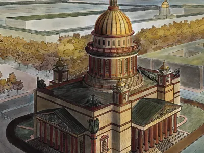Saint Isaac's Cathedral architecture architecture art artwork design digitalart graphic design illustration procreate saint isaacs cathedral sankt peterburg sketch watercolor акварель архитектурный скетч растровая иллюстрация