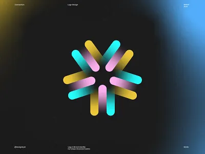 community. brand identity branding colorful community connect crypto fluid gradient icon identity illustration logo logo designer logos mark metaverse top logo web 3.0
