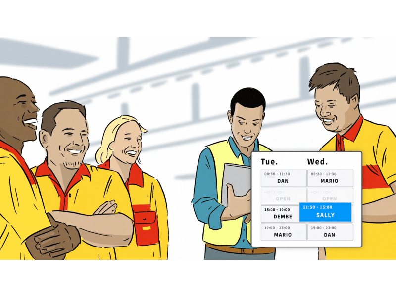 Calendar HR management aftereffects animation calendar hr motion graphics
