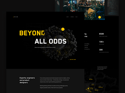 Axilis - Agency Website - Home agency company corporate countries dark locations minimal modern sport sports betting typography ui ux web