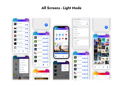 All Video Downloader - Light Mode app app ui design design mobile app design ui ui design ui light mode uiux ux