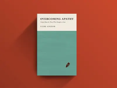 Overcoming Apathy apathy boat book christian cover design illustration minimal ocean packaging row boat sea typography