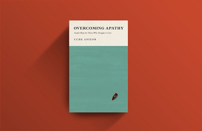 Overcoming Apathy apathy boat book christian cover design illustration minimal ocean packaging row boat sea typography