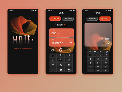 Metric system calculator app branding dailyui design graphic design illustration logo typography ui ux vector