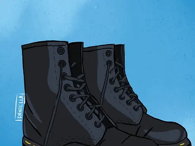 My Favorite Boots art creative illustration