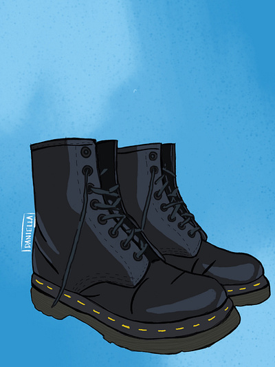 My Favorite Boots art creative illustration