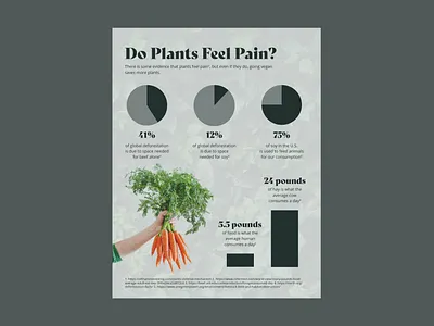 Vegan Infographic: Do Plants Feel Pain? infographic plant infographic plants vegan vegetable infographic