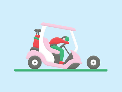 club cart cart club country crash drink drunk golf hangover hungover tire