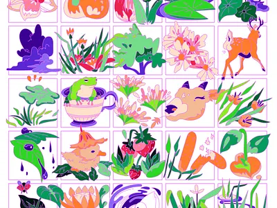 Spring time april aries design graphic design illustration march may season spring