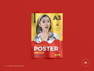 Free A3 Poster Mockup poster mockup free