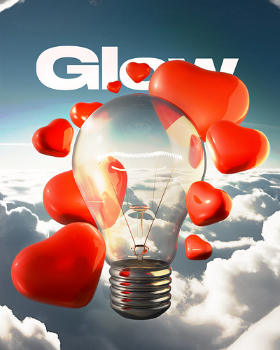 Glow Ad design graphic design illustration