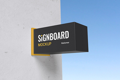 Signboard Mockup Bundle Set panel