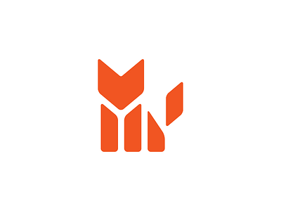 Unused Geometric Fox animal brand fox geometric geometry identity logo mark symbol