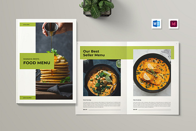 Food Menu / Restaurant menu booklet branding cookbook cookbookword cookingbook design docx foodmenu graphic design portfolio print recipes