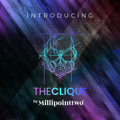 The Clique & Milli Point Two branding design graphic design logo post socila media