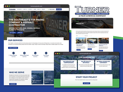 Turner Asphalt - New Website Design & Build