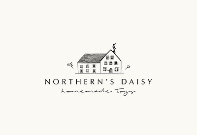Northern's Daisy Logo aesthetic designs brand logo branding graphic design hand drawn design house drawing illustration logo logo design minimal drawing minimal hand drawn new age vector vintage
