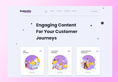 RoMedia art illustration interface ui ux