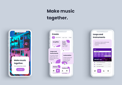 Make Music Together art design illustration ui ux