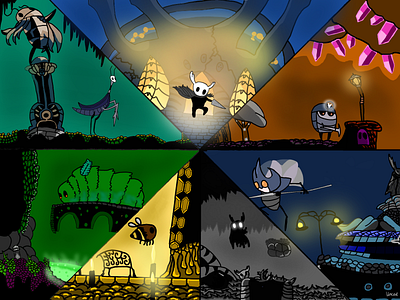 Hollow Knight Fan Art hand drawn illustration