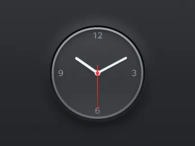 Dark Clock clock countdown mac icon macos icon osx icon operating system icon os icon realistic icon app icon sandor skeu icon skeuomorph icon skeuomorphism icon timer user interface icon ui icon gui