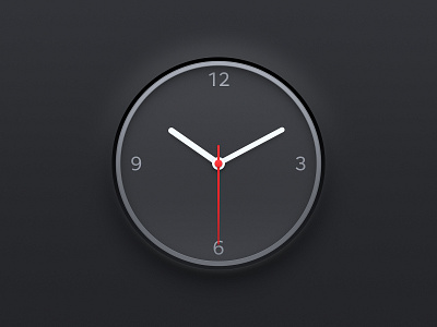 Dark Clock clock countdown mac icon macos icon osx icon operating system icon os icon realistic icon app icon sandor skeu icon skeuomorph icon skeuomorphism icon timer user interface icon ui icon gui