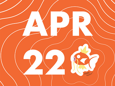 Minimalist Pokemon calendar - April Available on Etsy calendar calendar 2022 character design design fish graphic design illustration minimal minimalist design minimalist illustration pokemon pokemon design pokemon illustration waves